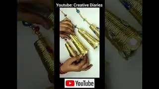 Empty Thread spool Wall Hanging making idea #shorts