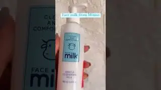 MINISO CLEANSING MILK |BEST & MILD CLEANSER| DO SUSBCRIBE#shorts