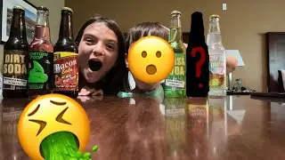 TRYING WEIRD SODA FLAVORS 🥤 🤮 With @logancahill5296
