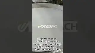 Sticky Liquid Using High Frequency Vibrating Screen