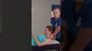 Пассивная растяжка шеи - #массаж #техникарастяжки