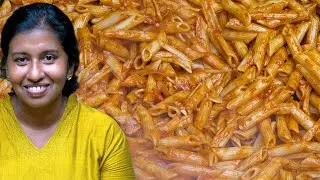 Red Sauce Pasta 😋 Best Cheesy and Spicy Penne Pasta Recipe | Best Village Recipes