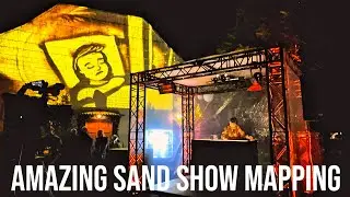Awesome Sand Show On A Building - Kseniya Simonova for CHI (2026)