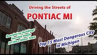 Streets of Pontiac - Top 15 Most Dangerous City in Michigan