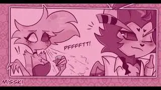 Husk called Angel what!? | Huskerdust | Hazbin Hotel | Comic Dub