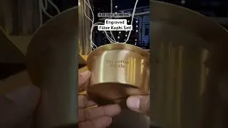 Unboxing Indian Filter coffee Brass tumbler set #filtercoffee #shorts #kaapi #shortsfeed