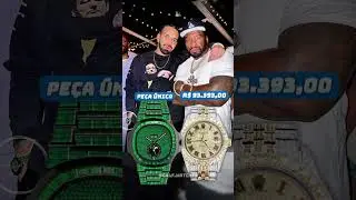 DRAKE & 50CENT com rel&oacute;gios insanos 🔥 | Quanto voc&ecirc; acha que vale esse Patek? 🤔 | #relogio #shorts