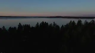 Drone View of Lakebay, Washington