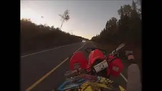 trx 450 wheelie --lac baker NB 4.4km