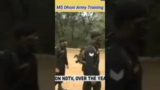 MS Dhoni army training | ms dhoni | ms dhoni respect moment #viral #cricket #msdhoni #army #shorts