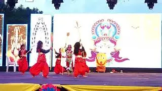 DUSSEHRA DANCE PERFORMED BY GRADE 1 MAPLES & TULIPS CHILDREN