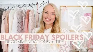 BLACK FRIDAY SALE CODES + SHOPPING RECOMMENDATIONS + HUGE GIVEAWAY! | Amanda John