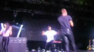 Johnny Ruffo opening for One Direction 13-4-12
