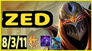 ZED VS YASUO - 8/3/11 KDA MID GAMEPLAY GRANDMASTER I