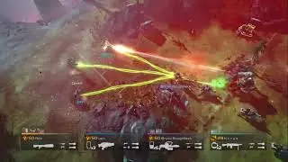 HELLDIVERS&trade; - 'Humblebee' UAV vs Cyborgs