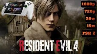 Destroying ROG Xbox Ally with Resident Evil 4 Remake Benchmark | Resident Evil 4 ROG Xbox Ally