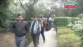 Crime Branch Team At JNU Campus For Investigation