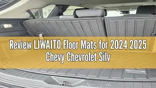 Review LJWAITO Floor Mats for 2024 2025 Chevy Chevrolet Silverado EV WT （Not Fit RST & LT Model） Fit
