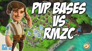 Boom Beach PVP Map Clear Gameplay With RMZC.