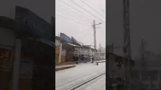 Snowfalling in Kalam Mall Road ❄️❄️☔💕 | Incredible Videos