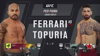 EA SPORTS UFC 4 - ONLINE RANKED (AmnesiaStudio) - FERRARI VS TOPURIA* - K.O.