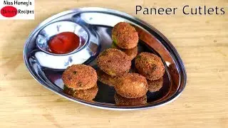 Paneer Cutlet Recipe - How To Make Paneer Cutlets - Healthy & Easy Snack Recipes | Skinny Recipes