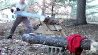 Crosscut Sawing  One man saw
