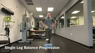 Single Leg Balance Progression