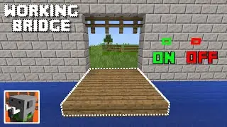 Craftsman: How To Make a Working CASTLE BRIDGE in Craftsman Building Craft