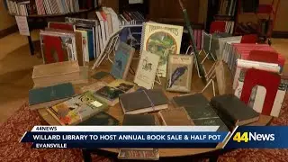 Willard Library to host annual book sale & half pot