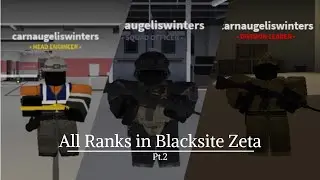 All Ranks in Blacksite Zeta (Mutant Study Update)