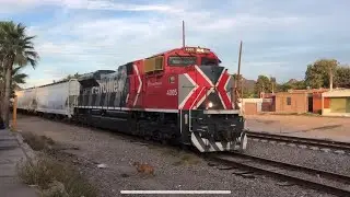 🚆 Impresionante, Tren Intermodal en San Blas, El Fuerte 🇲🇽
