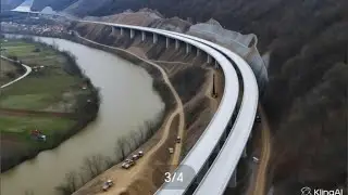 Koridor 5c dionica autoputa od Zenice do Doboj juga prikazana kroz Google earth