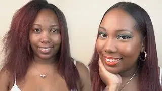 Straight Hair Routine for TEXLAXED HAIR | LongHairPrettyNails
