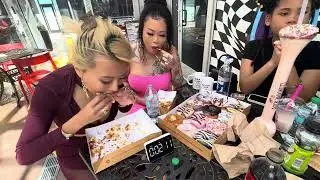 DONUT BREAKFAST SANDWICH CHALLENGE at Duck Donuts in Las Vegas, NV!!#RainaisCrazy ft. @LovelyMimi