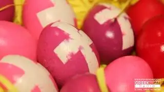 Greek/ Orthodox Easter - Dyeing Orthodox eggs and the 