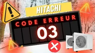 Code erreur 03 Hitachi : d&eacute;faut de d&eacute;bit d&rsquo;eau, causes et solutions