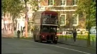 Routemasters at Victoria Bus station & Central London 1987