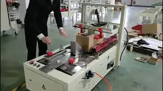 Semi Automatic Carton Erector+Carton Sealer all-in-one machine #CartonErector#CartonSealer