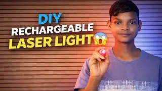 ₹0 DIY Rechargeable Laser Light 😱 | Full Making & Testing // TECH MANJEET 