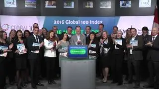 2016 Global 100 Index opens Toronto Stock Exchange, January 29, 2016