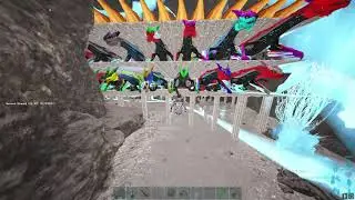 ARK Official PvP / Small Tribes / Base Tour Sad Boys / Genesis Big Lunar Cave