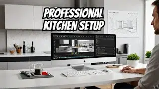 🙌How to create 3D Kitchen Design in KD Max,Tutorial