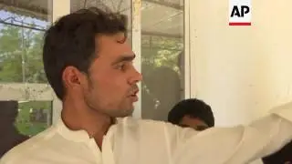 Aftermath of Afghan blast targeting NATO patrol