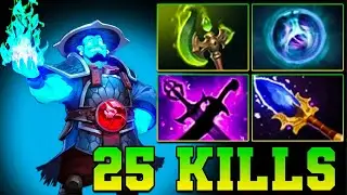 25 Kills Storm Spirit Dota 2 Pro Mid Lane Gameplay Guide Item Build Highlights Skills Mid Patch 7.37