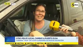 Peaje irregular en Nueva Asunci&oacute;n