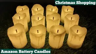 Christmas & New Year Special | Smokeless & Flameless LED Battery Candles | Amazon