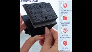 RESTNLOAD  Bedside Holster Magnetic Handgun Mount -  