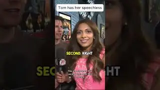 Tom Cruise Makes Interviewer SPEECHLESS! #flirting