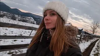 КАРПАТИ vlog | перший сніг | зустріч з віслюками | мої різдвяні імбирні упороті пряники